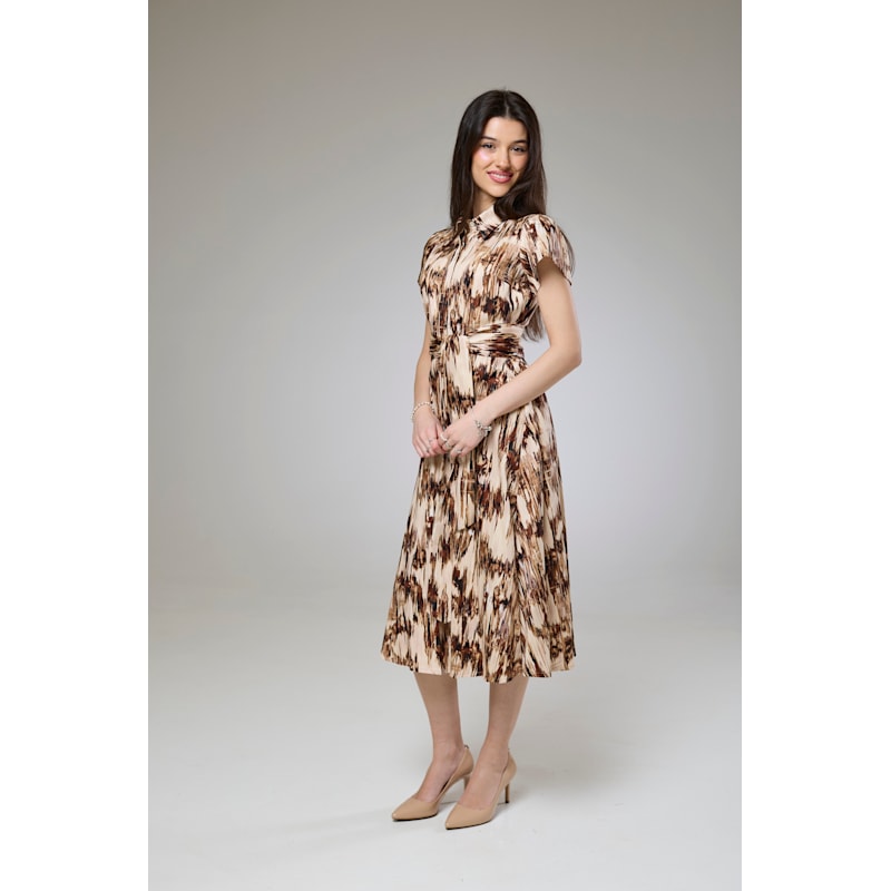 Desert Safari Short Sleeve Shirt Dress | Isha's Timeless | Wolf & Badger