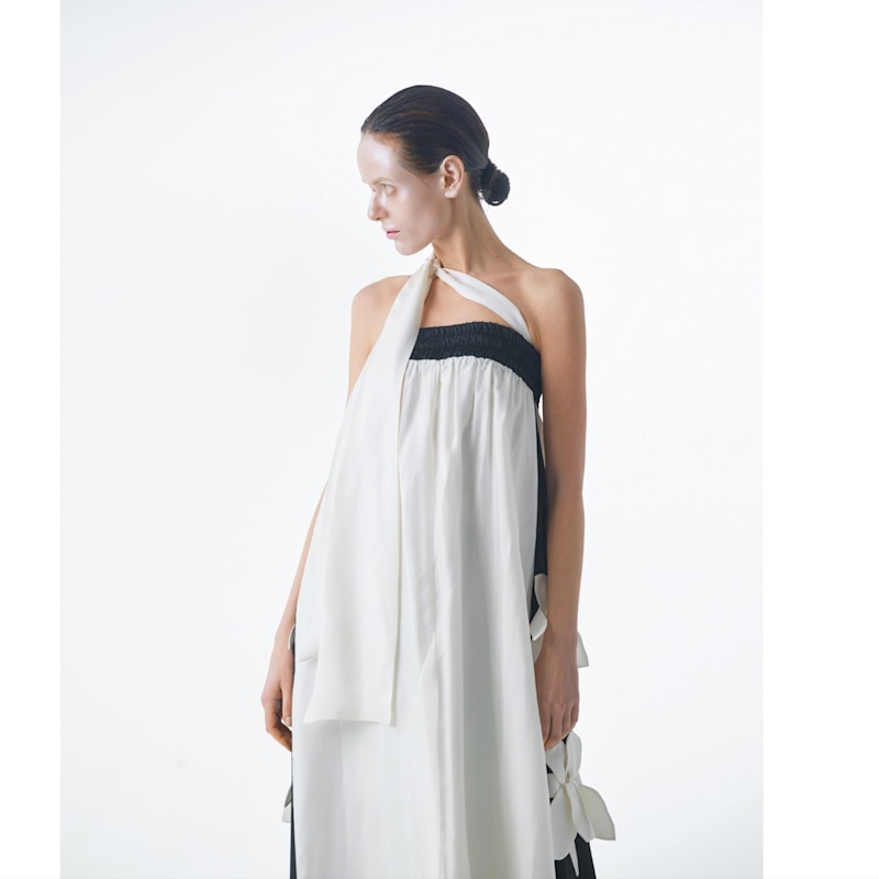 Thumbnail of Designer Bustier Dress White image