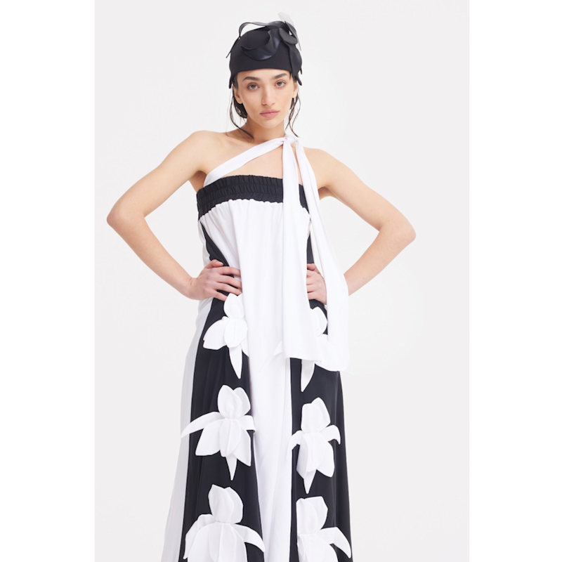 Thumbnail of Designer Bustier Dress White image