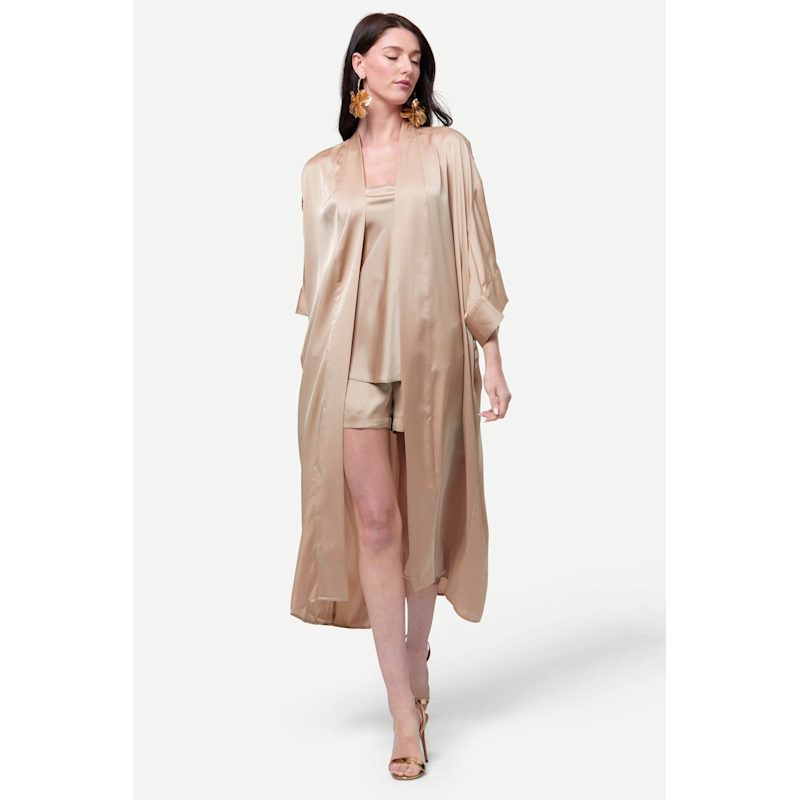 Thumbnail of Destiny Kimono In Gilded Beige image