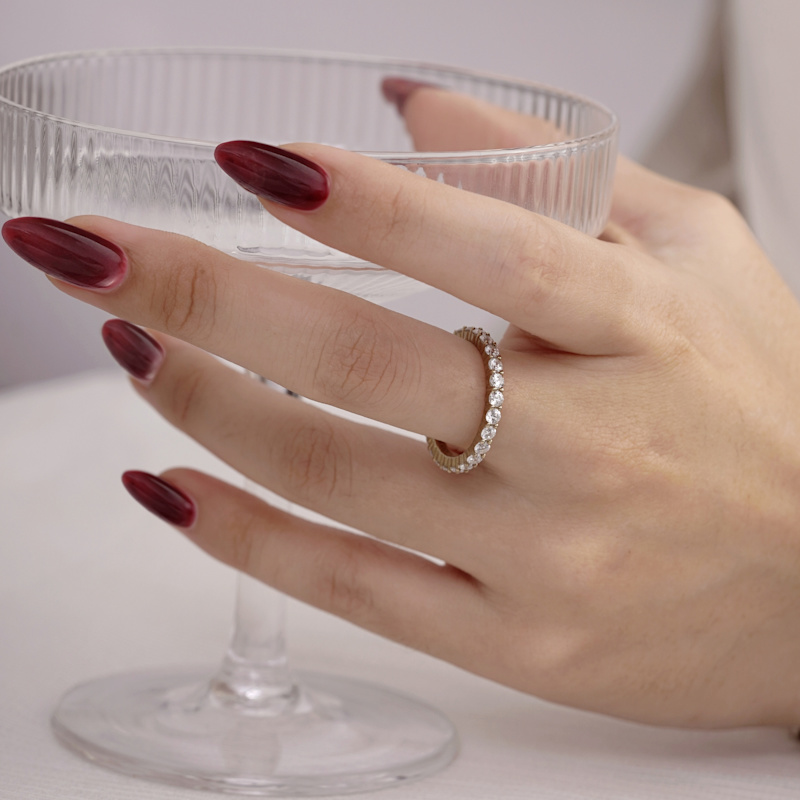 Thumbnail of Diamonbliss Two Carats Round Eternity Ring, White image