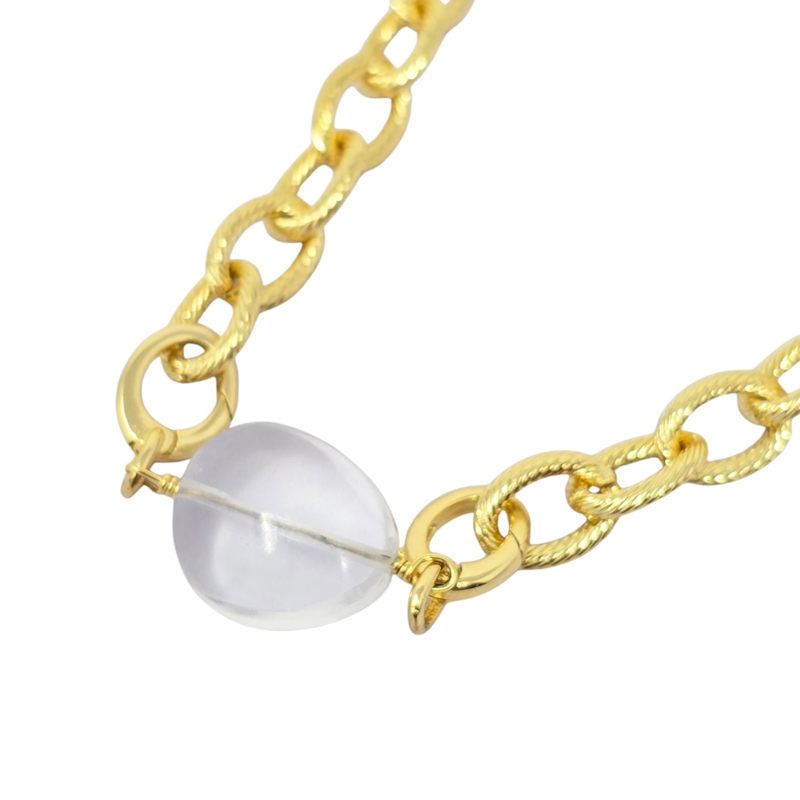 Thumbnail of Diamond April Birthstone Statement Pendant Necklace image