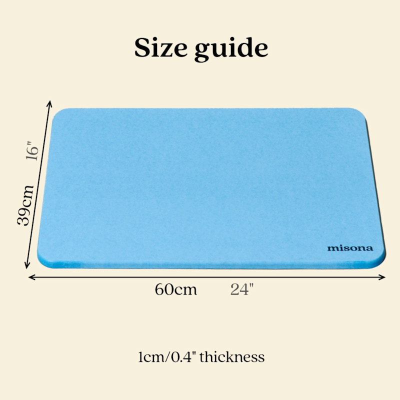 Thumbnail of Diatomite Stone Bath Mat - Blue image