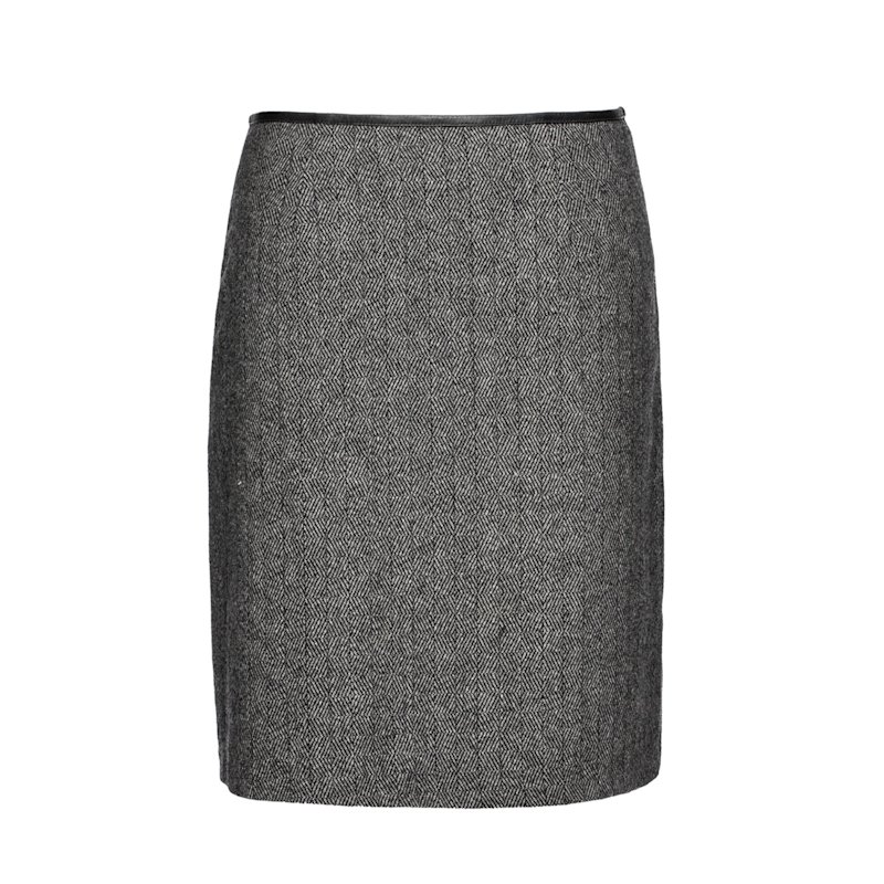 Thumbnail of Marled Wool Formal Mini Skirt image