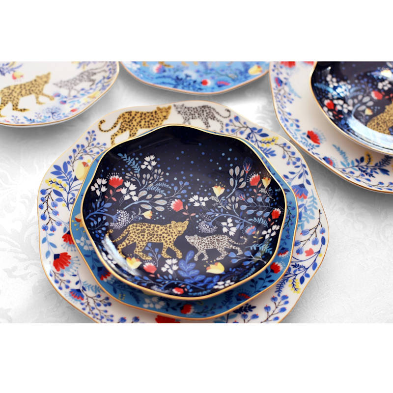 Thumbnail of Night Amazon Rainforest Fine Bone China Side Plate image