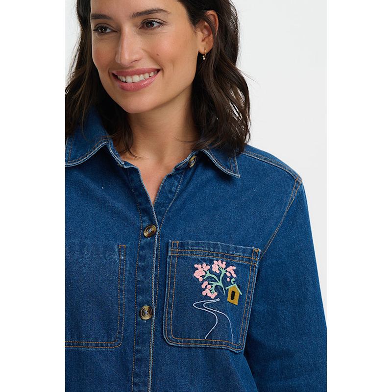 Thumbnail of Dita Denim Jacket, Deep Indigo Denim image