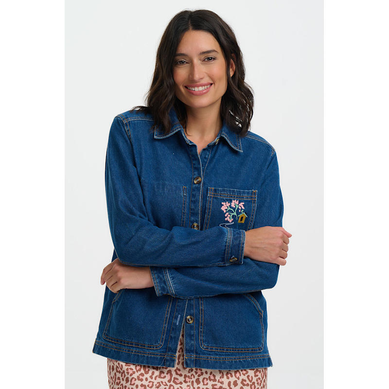 Thumbnail of Dita Denim Jacket, Deep Indigo Denim image