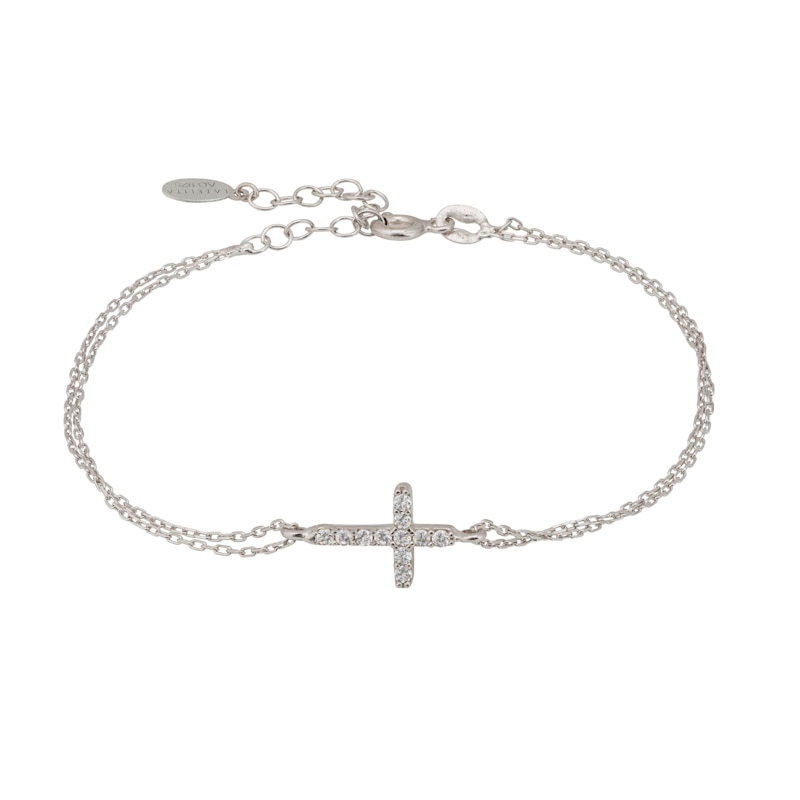 Thumbnail of Divine Cross Bracelet Silver image