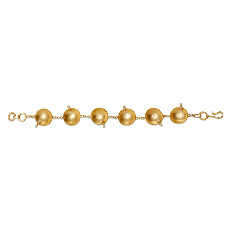Thumbnail of Adjustable Gold Vitr Bracelet With Freshwater Pearls image
