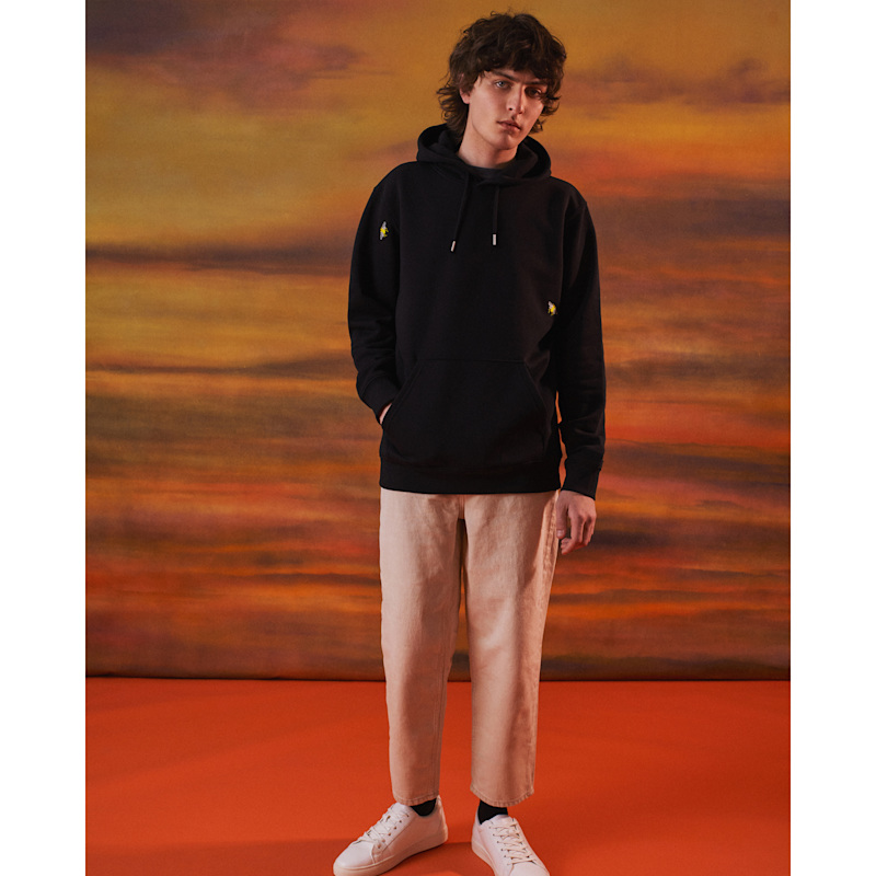 Thumbnail of Bee Embroidered Hoodie Black Men image