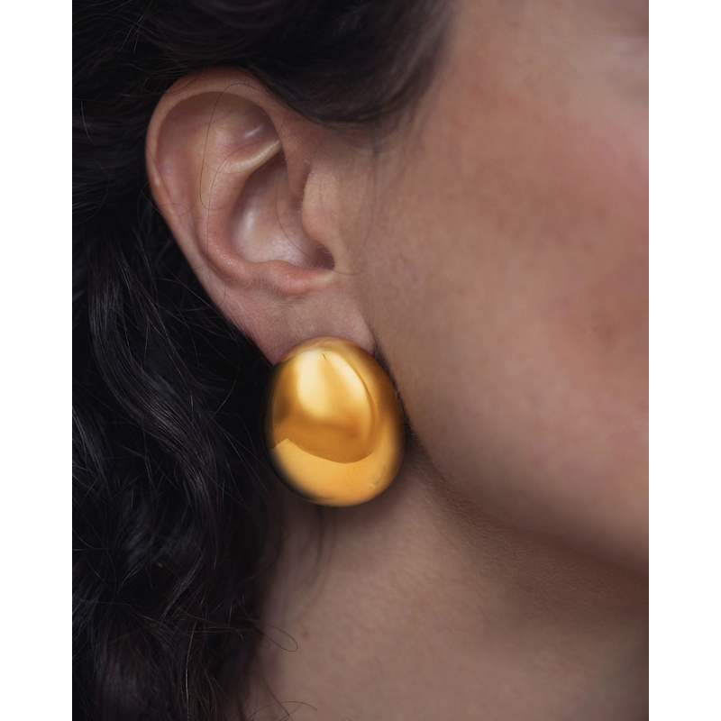 Thumbnail of Dome Earrings In Gold image