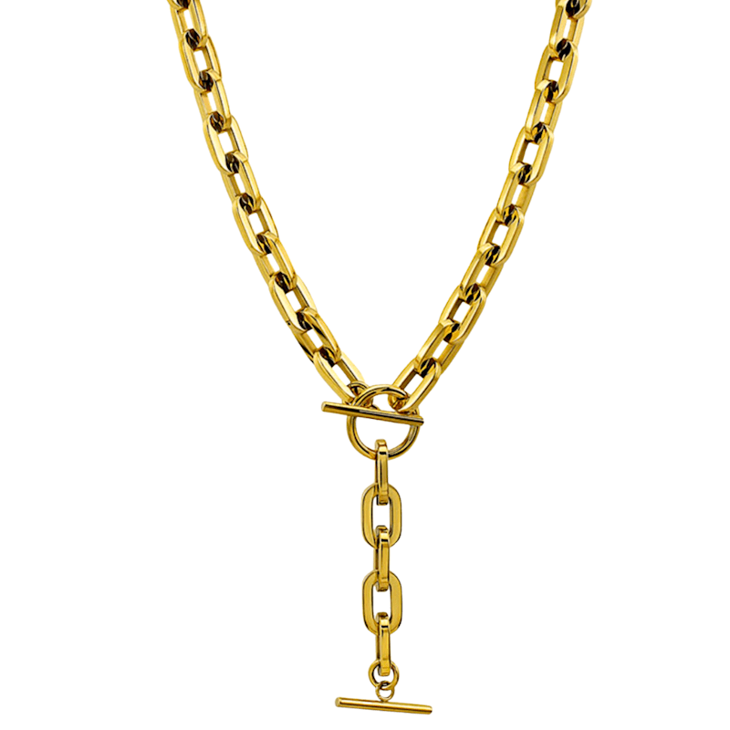 Thumbnail of Gold Dominion Lariat Waterproof Necklace image