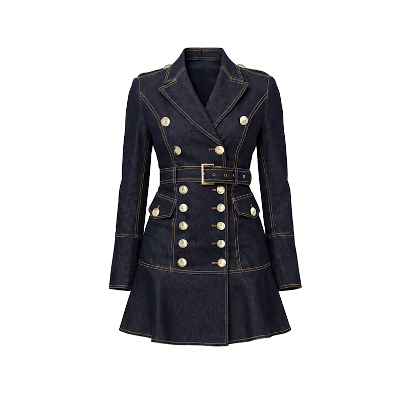Thumbnail of Donna Denim Corset Dress image