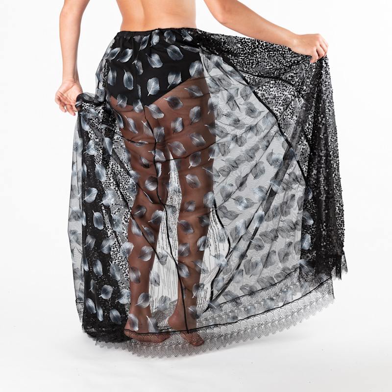 Thumbnail of Dylan - Lace & Sequin Maxi Skirt image