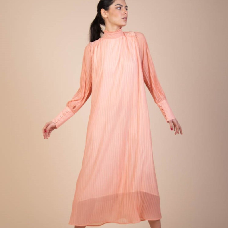 Thumbnail of Dorothy Vintage-Inspired A Full Pleated Dress image
