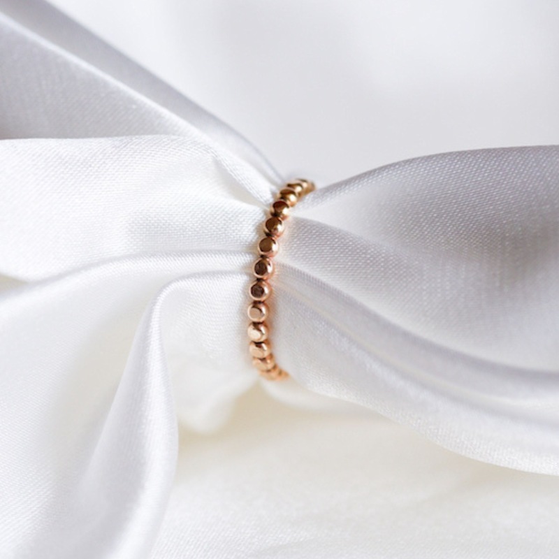 Thumbnail of Dot Philosophy Minimalist Gold Filled Stacking Ring image