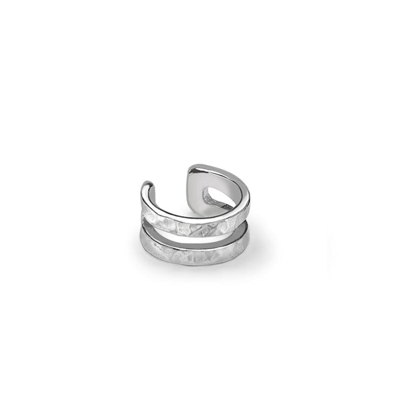 Thumbnail of Double Bar Nomad Ear Cuff In Sterling Silver image