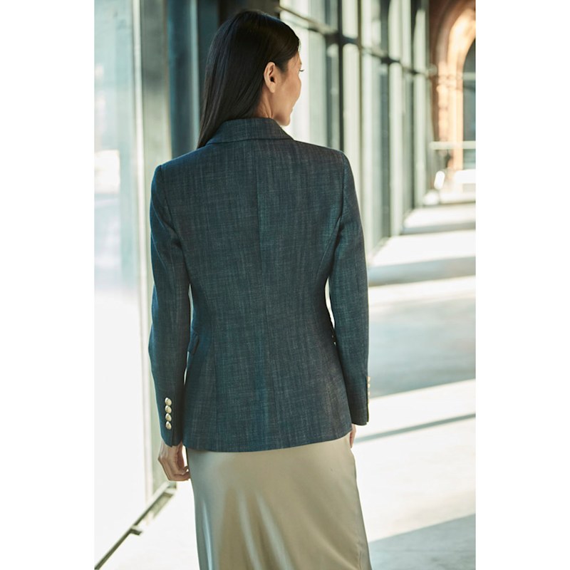 Thumbnail of Tailored Blazer Double-Breasted Denim Navy image