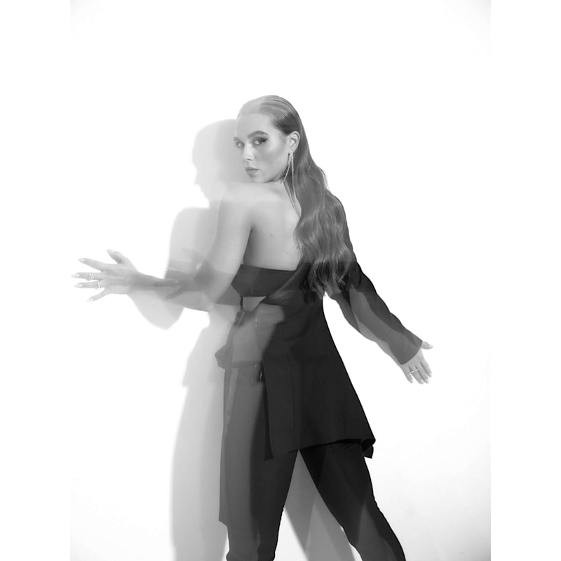 Thumbnail of Double Identity Asymmetric Half Blazer image