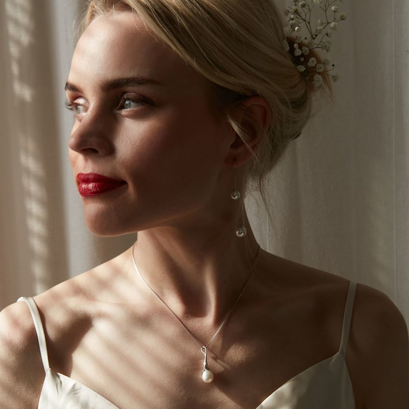 Thumbnail of Double Pearl Earrings image