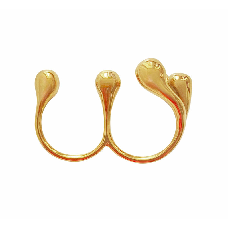 Thumbnail of Double Ring Rita - Gold image