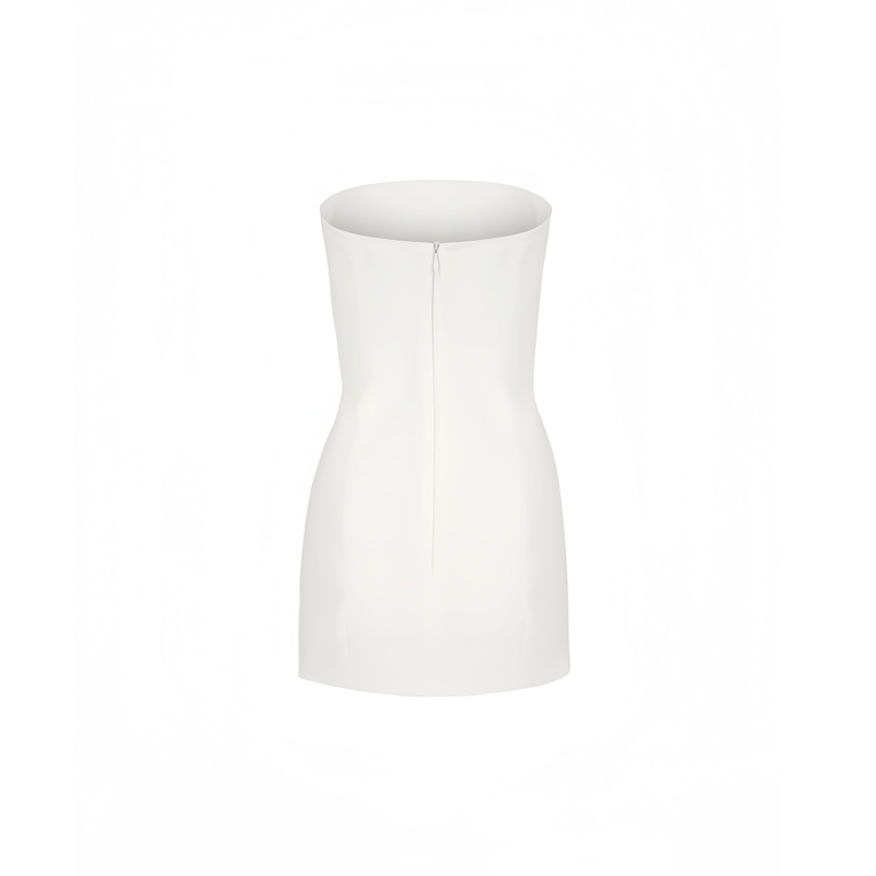 Thumbnail of Draped Strapless Mini Dress image