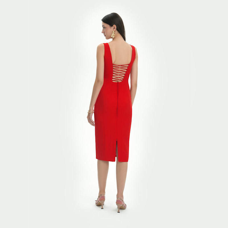 Thumbnail of Dress Midi  Red image