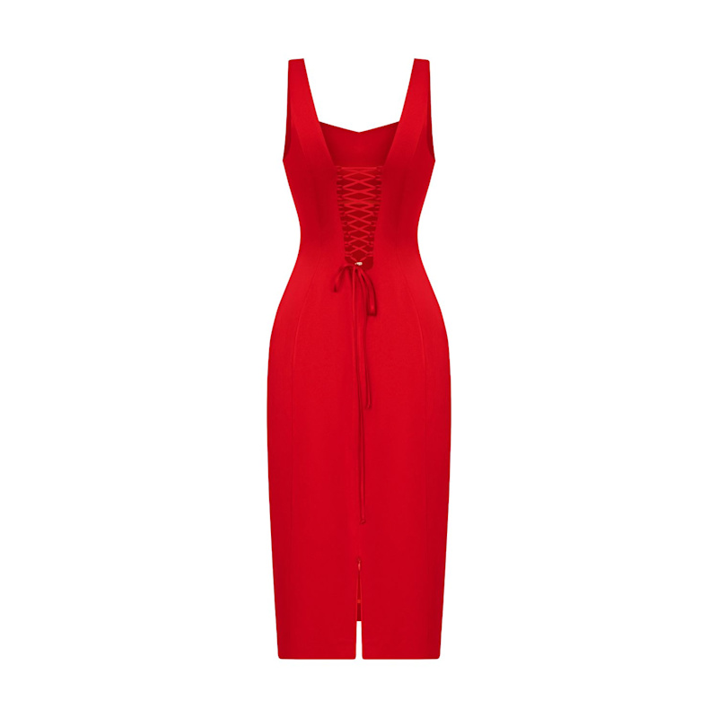 Thumbnail of Dress Midi  Red image