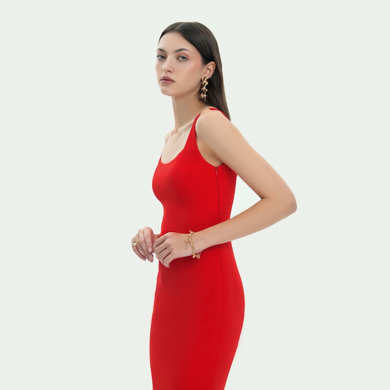 Thumbnail of Dress Midi  Red image