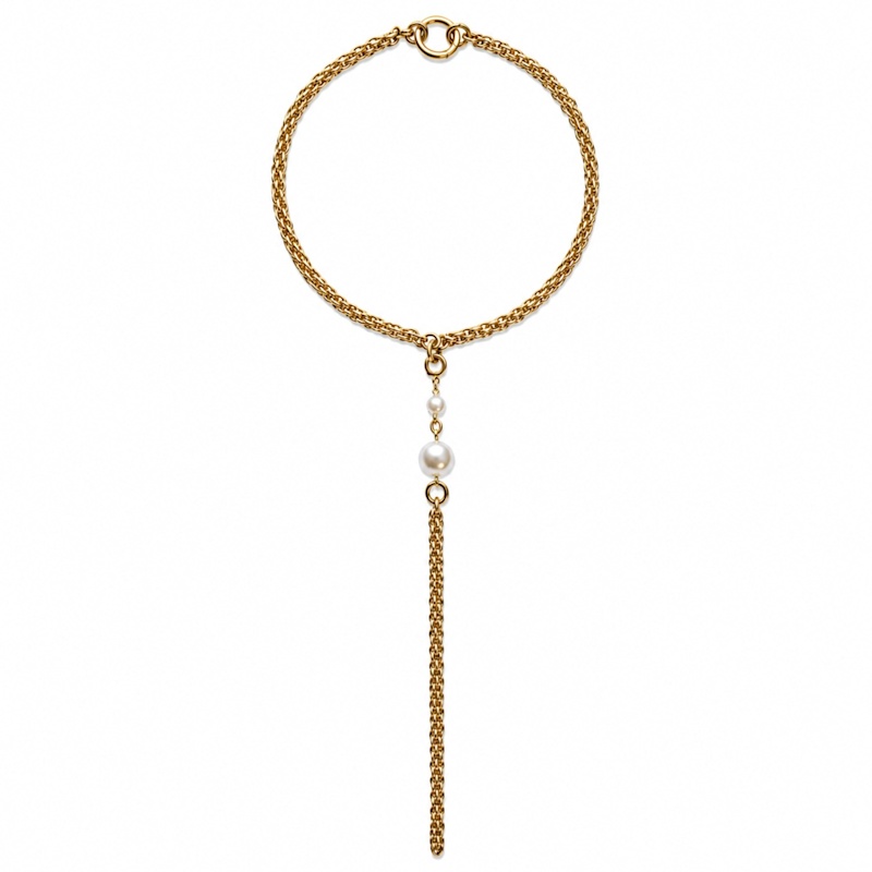 Thumbnail of Drift Pearl Lariat Necklace image