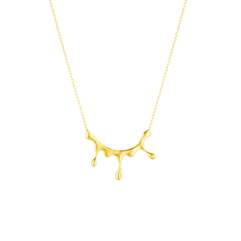 Dripping Gold Melting Necklace | Mejoma | Wolf & Badger