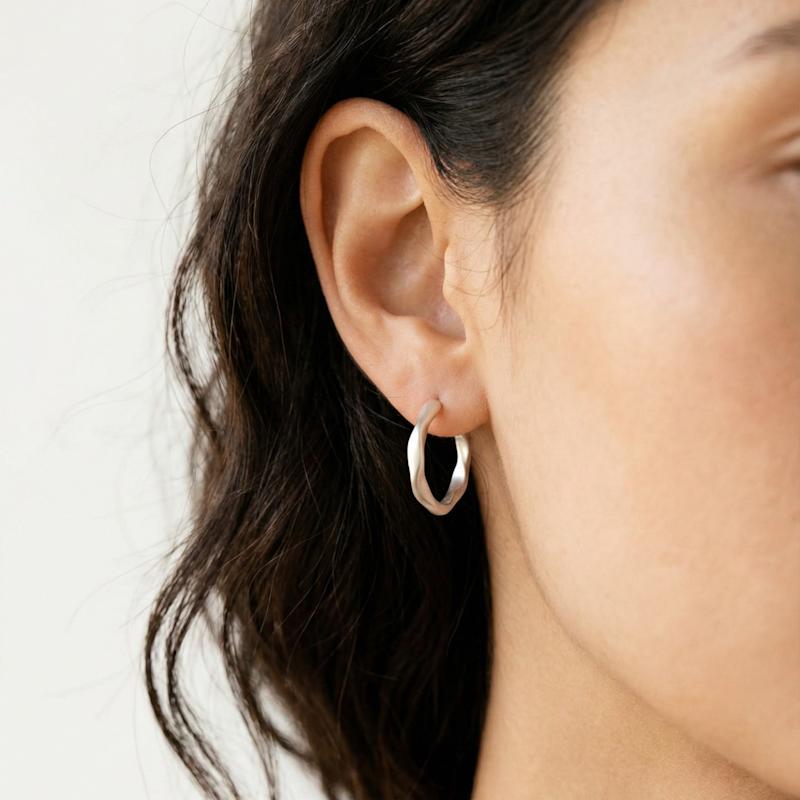 Thumbnail of Drop Hoops - Gold image