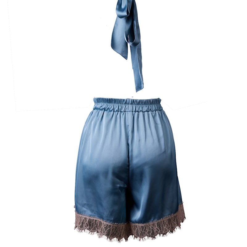 Thumbnail of Duck Egg Lace Romper image
