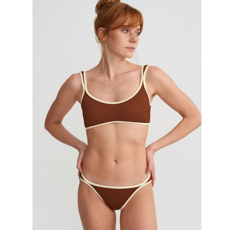 Thumbnail of Duet Surf Bikini Top - Malt image