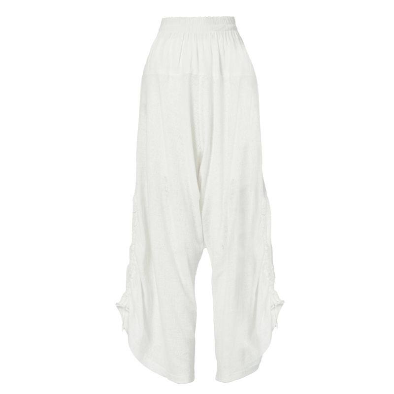 Thumbnail of Duo Salvar White - Women Boho Harem Pants image