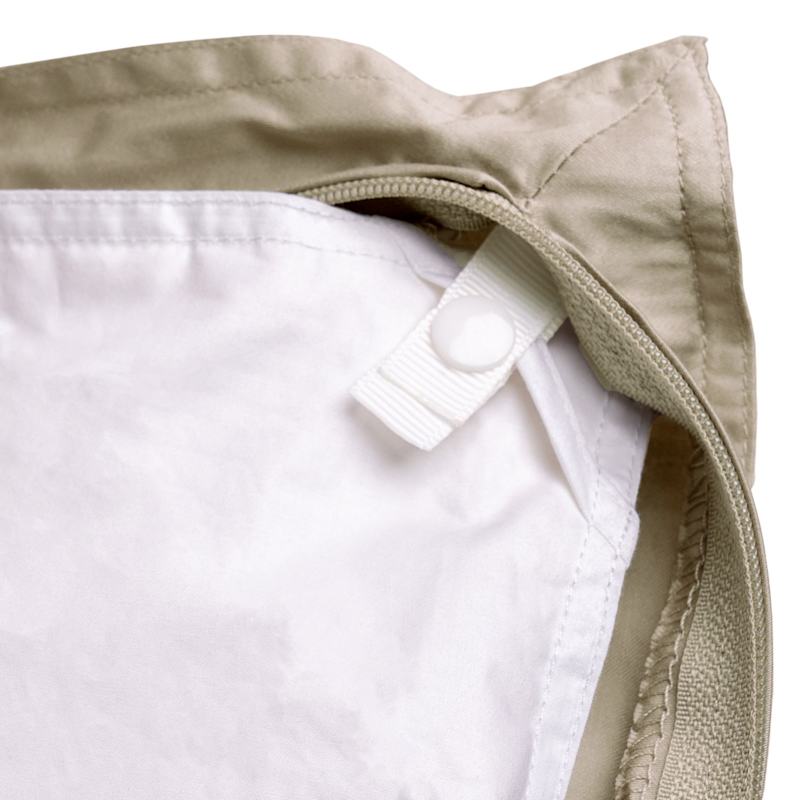 Thumbnail of Duvet Cover Set With Three Sided Zipper, Xl Queen - Dune image