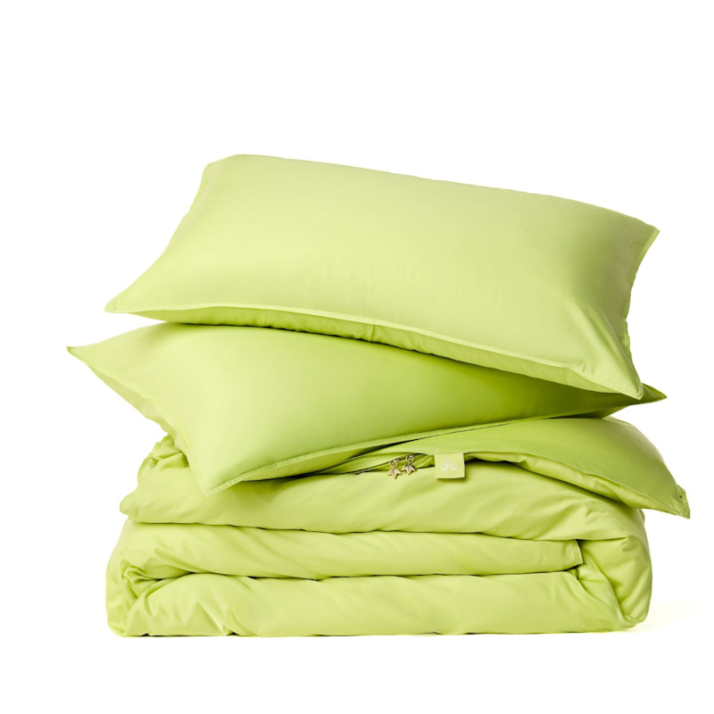 Thumbnail of Duvet Cover Set With Three Sided Zipper, Us Queen / Uk King - Pistachio image