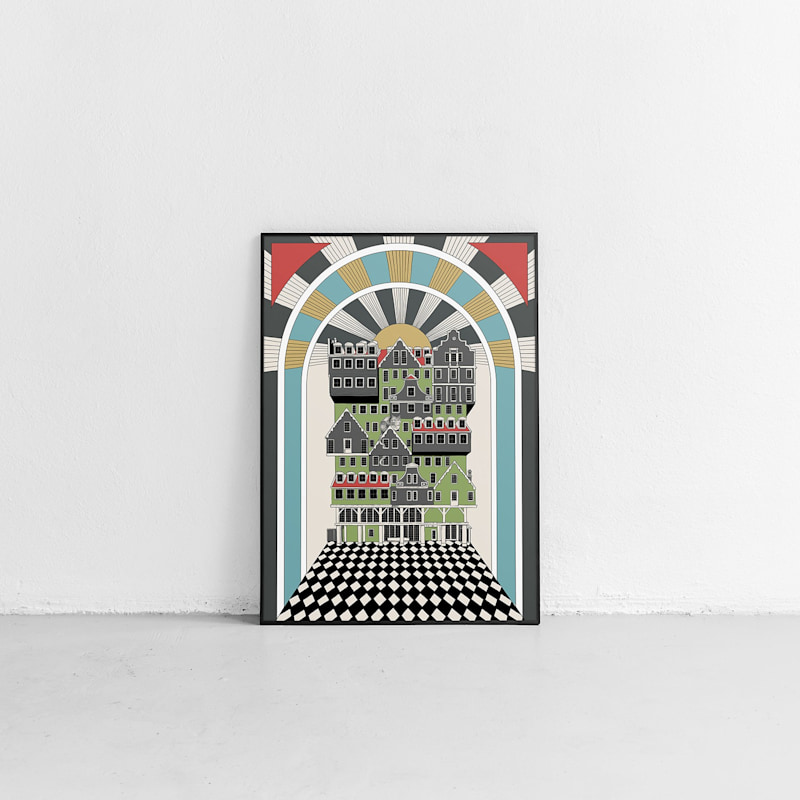 Thumbnail of Amsterdam Dreams - Art Print S image