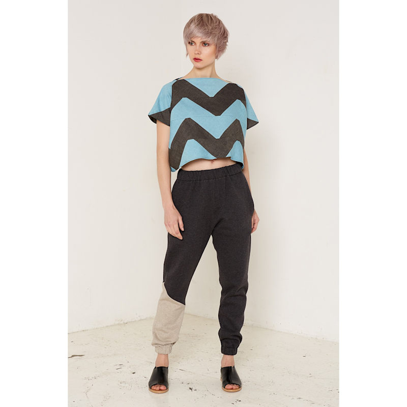 Thumbnail of Jupiter Jogger Trousers Grey In Organic Fleece image