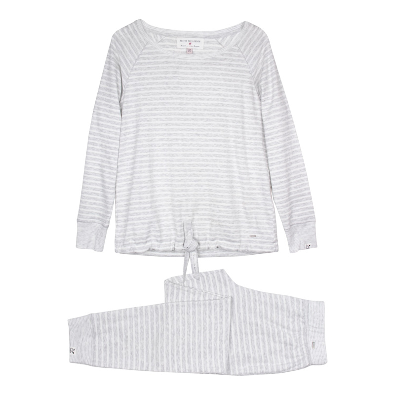 Thumbnail of Organic Cotton Lounge Set In Grey Ecru image