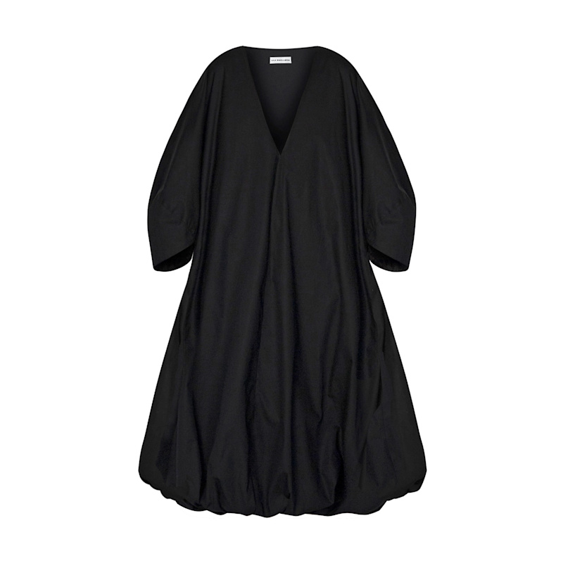 Kima Wabi Sabi Puffed Balloon Bottom Dress With Kimono Style