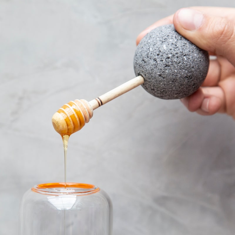 Thumbnail of Honey Pot Container - Lava Stone image