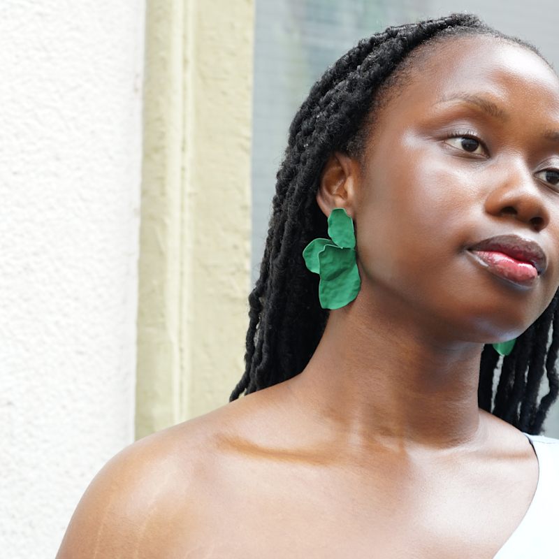 Thumbnail of Earrings Bloom - Green image