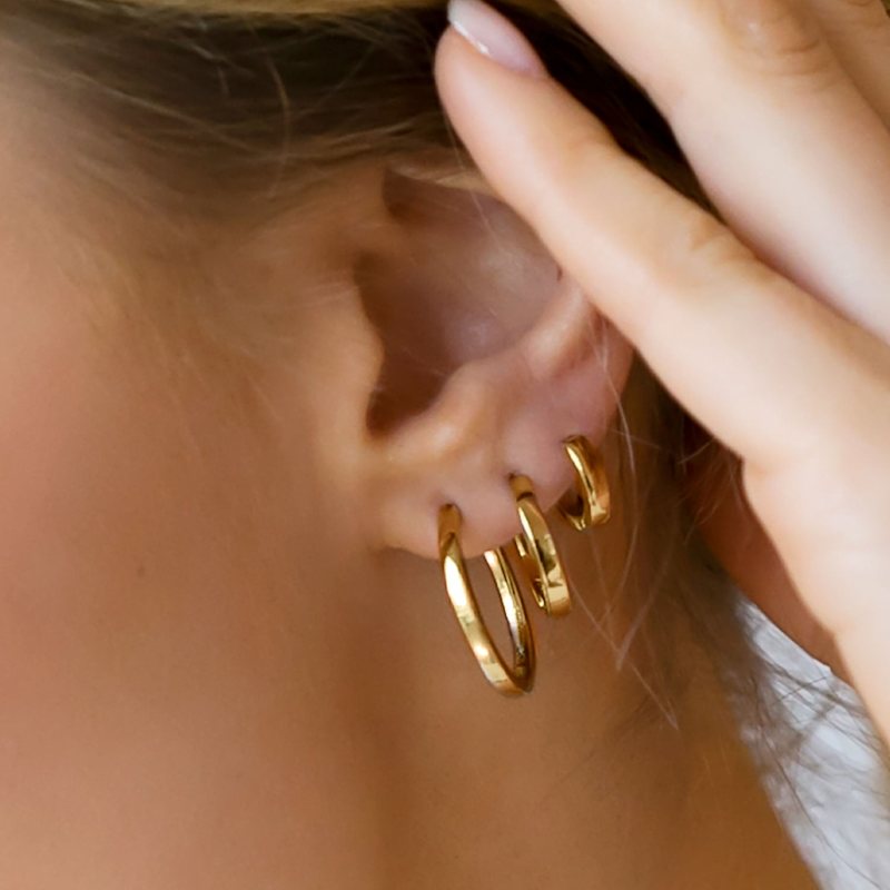 Thumbnail of Earrings Ellera Pianura Grande Gold image