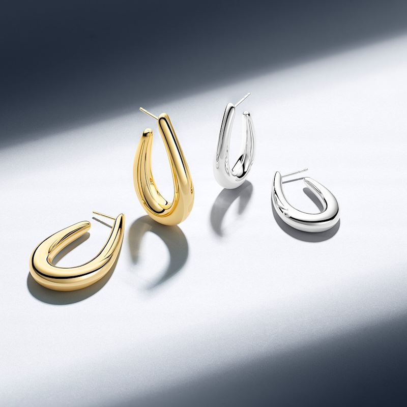Thumbnail of Gold Earrings Goccia Pianura image
