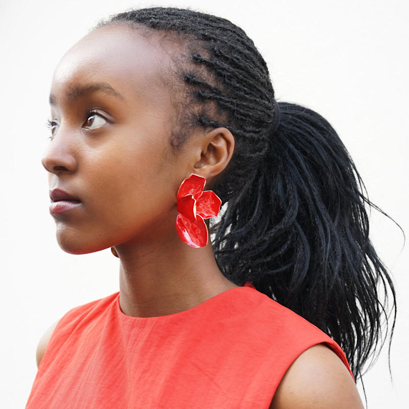 Thumbnail of Earrings Bloom - Red image