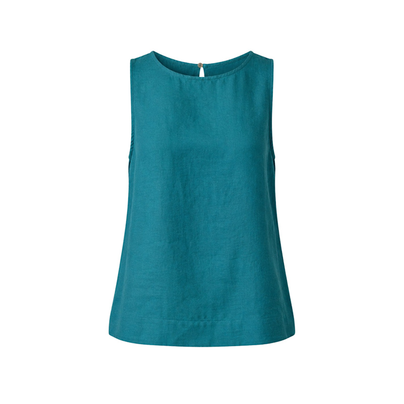 Thumbnail of Echo Viscose Top Wide Straps - Turquoise image