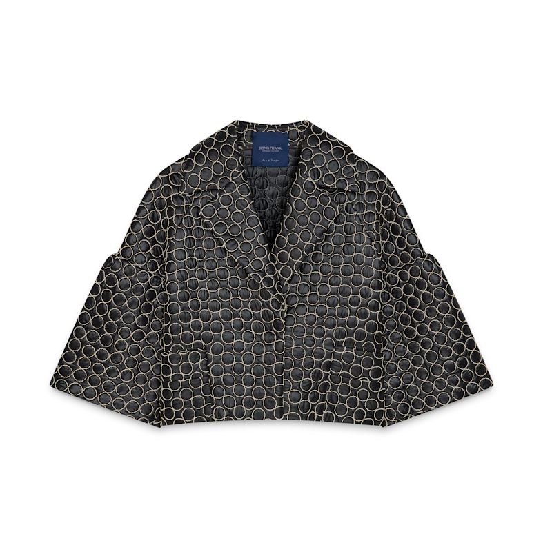 Thumbnail of Edie Jacket / Black Circular Quilting image