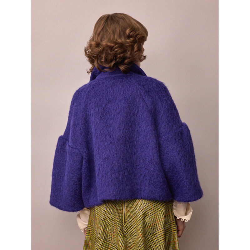 Thumbnail of Edie Jacket / Electric Purple Mohair image