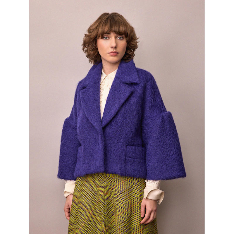 Thumbnail of Edie Jacket / Electric Purple Mohair image